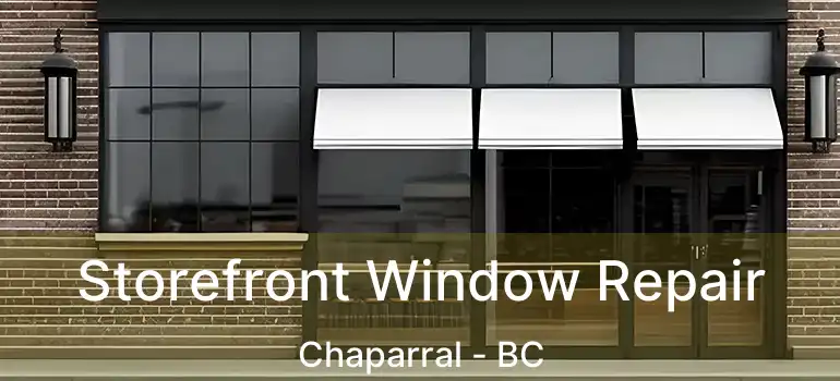  Storefront Window Repair Chaparral - BC