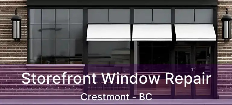  Storefront Window Repair Crestmont - BC