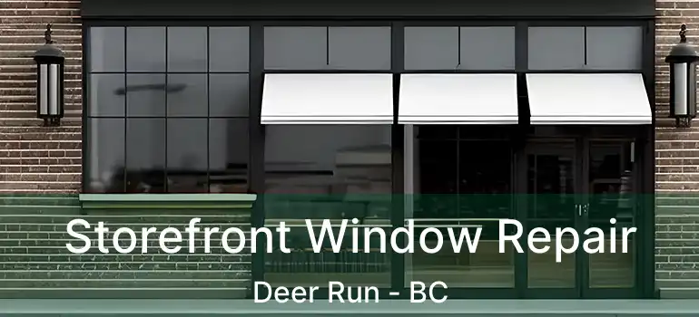  Storefront Window Repair Deer Run - BC