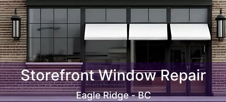  Storefront Window Repair Eagle Ridge - BC