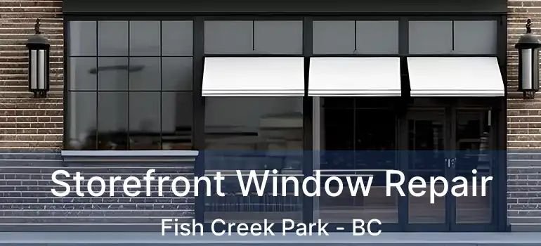  Storefront Window Repair Fish Creek Park - BC