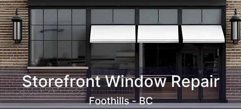  Storefront Window Repair Foothills - BC