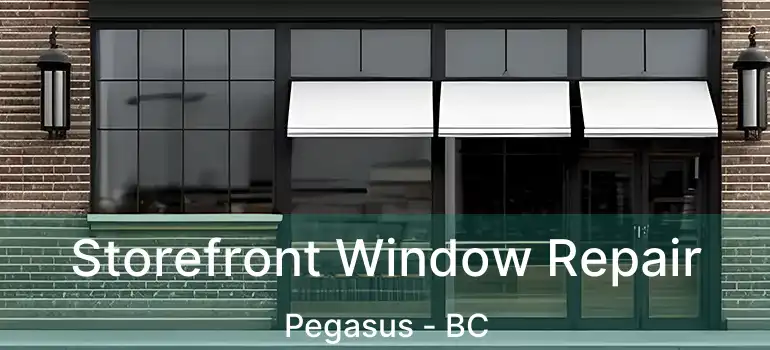  Storefront Window Repair Pegasus - BC