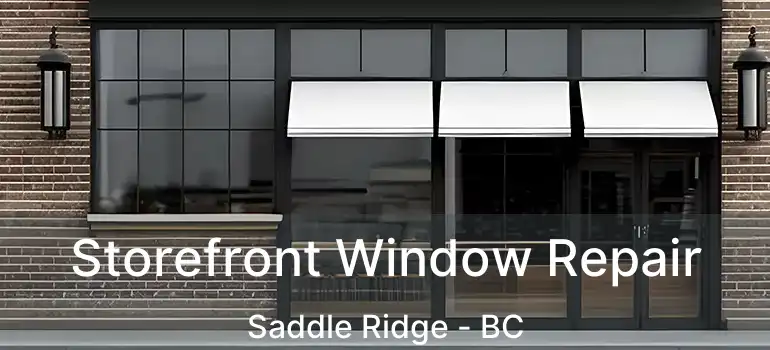  Storefront Window Repair Saddle Ridge - BC
