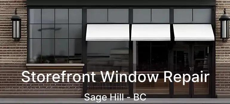  Storefront Window Repair Sage Hill - BC