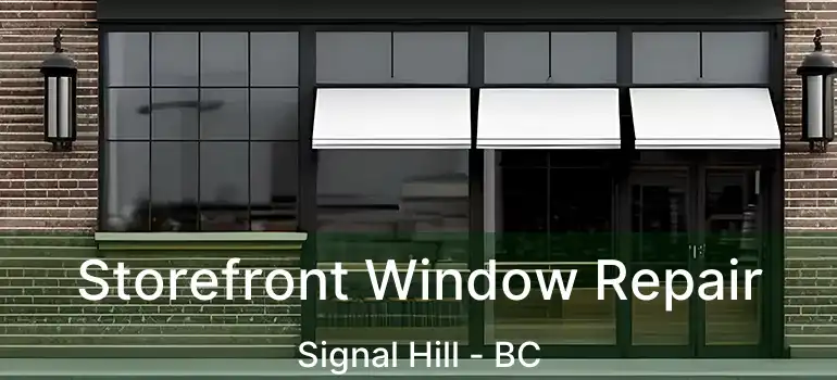  Storefront Window Repair Signal Hill - BC