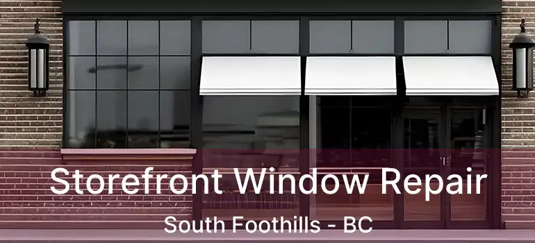  Storefront Window Repair South Foothills - BC