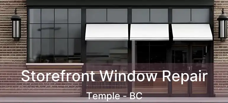  Storefront Window Repair Temple - BC