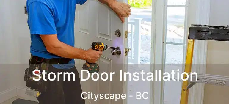  Storm Door Installation Cityscape - BC