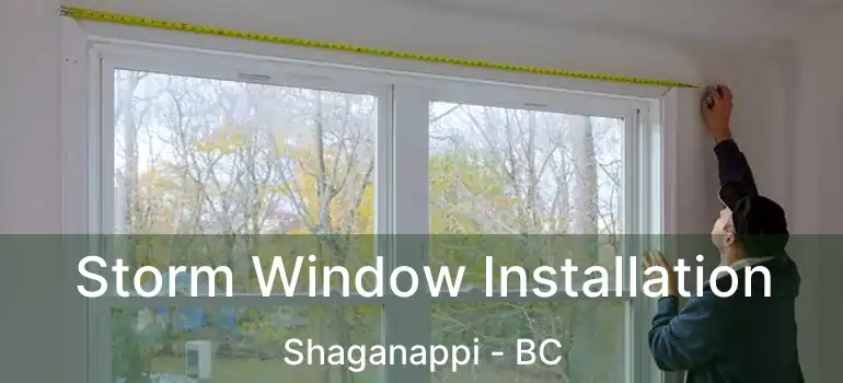  Storm Window Installation Shaganappi - BC