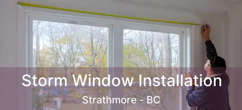  Storm Window Installation Strathmore - BC