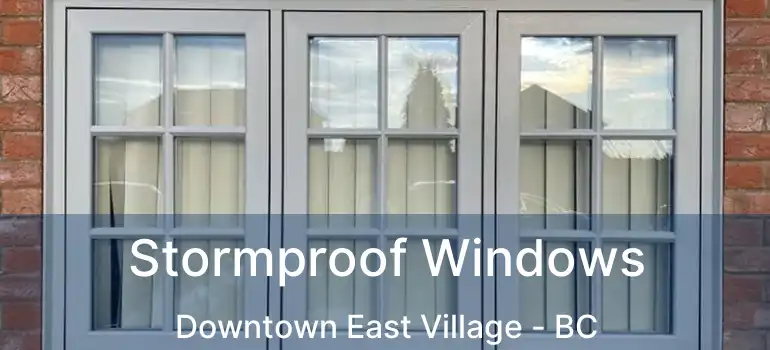  Stormproof Windows Downtown East Village - BC