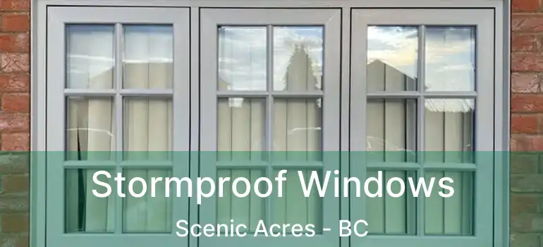  Stormproof Windows Scenic Acres - BC
