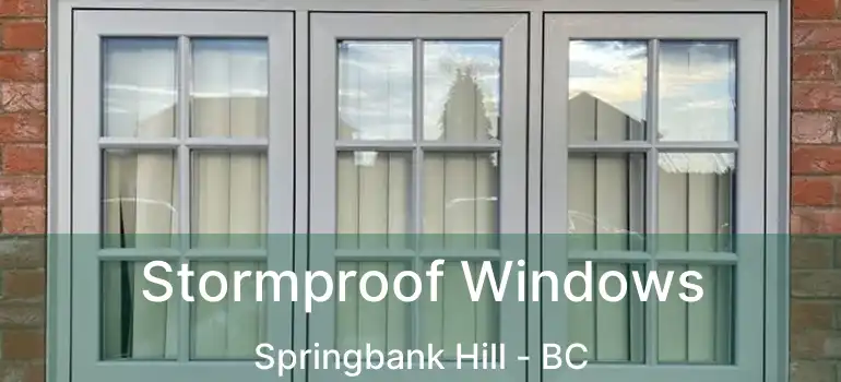  Stormproof Windows Springbank Hill - BC