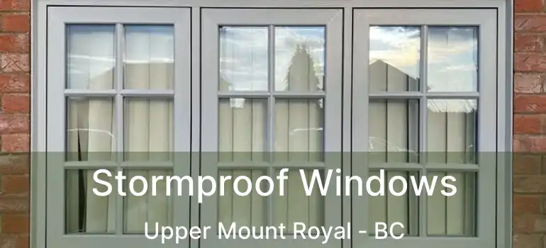  Stormproof Windows Upper Mount Royal - BC