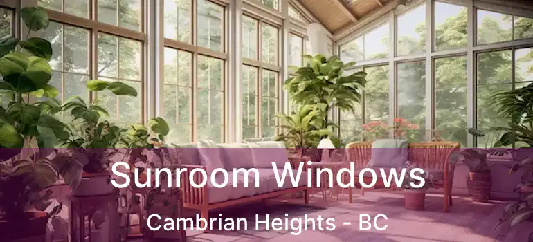  Sunroom Windows Cambrian Heights - BC