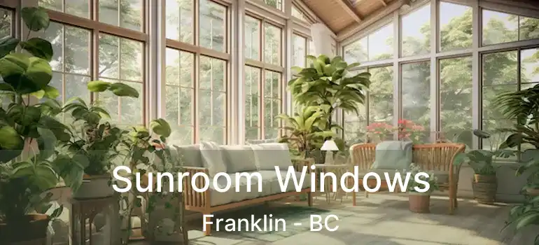  Sunroom Windows Franklin - BC
