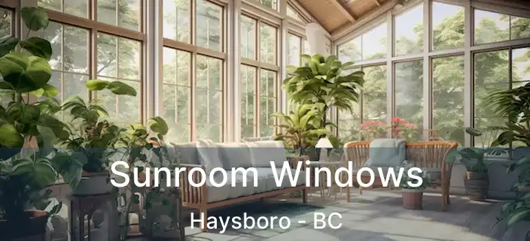  Sunroom Windows Haysboro - BC