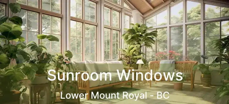  Sunroom Windows Lower Mount Royal - BC