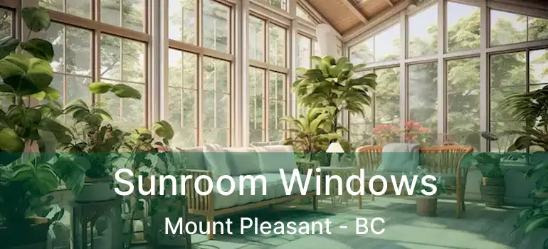  Sunroom Windows Mount Pleasant - BC