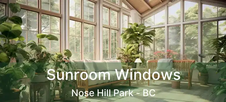  Sunroom Windows Nose Hill Park - BC