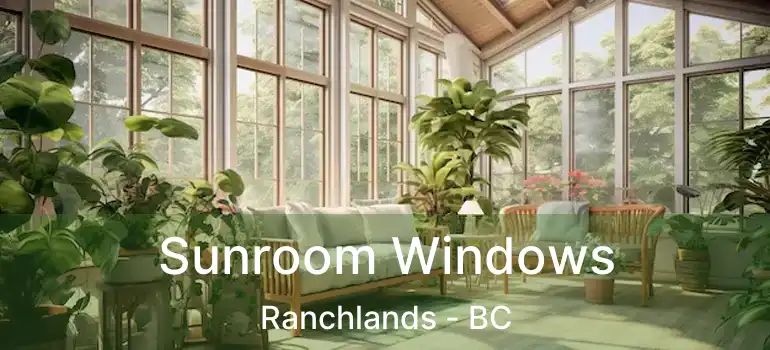  Sunroom Windows Ranchlands - BC