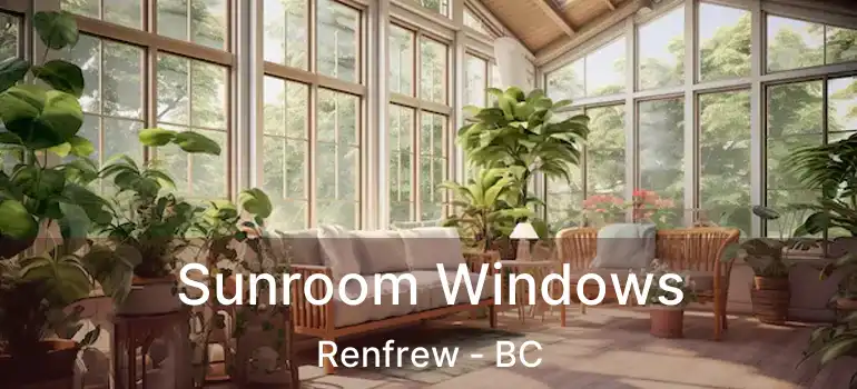  Sunroom Windows Renfrew - BC