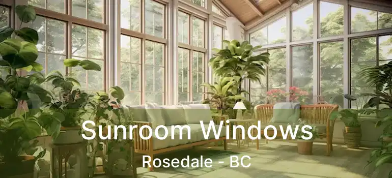  Sunroom Windows Rosedale - BC