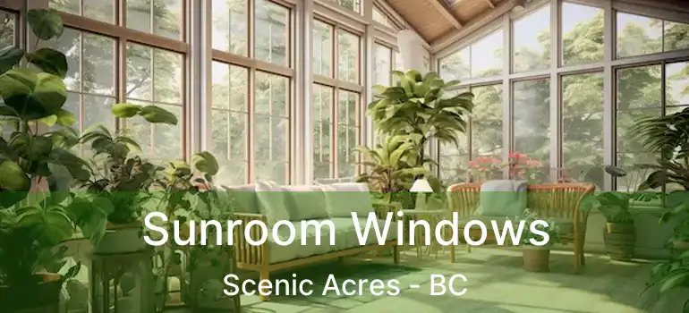  Sunroom Windows Scenic Acres - BC