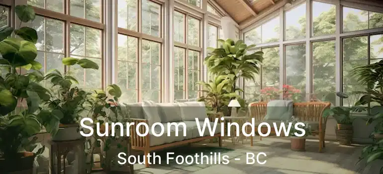  Sunroom Windows South Foothills - BC