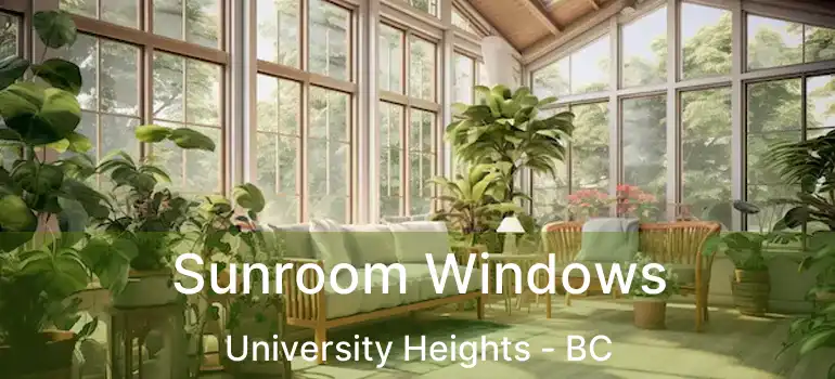  Sunroom Windows University Heights - BC