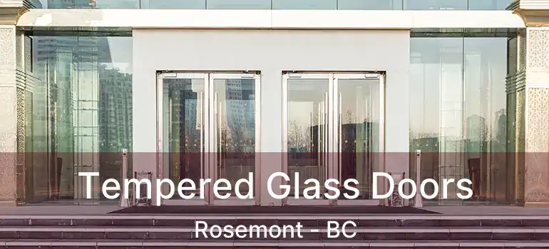  Tempered Glass Doors Rosemont - BC