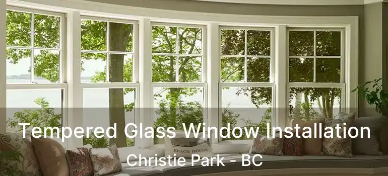  Tempered Glass Window Installation Christie Park - BC
