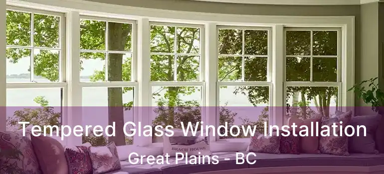  Tempered Glass Window Installation Great Plains - BC