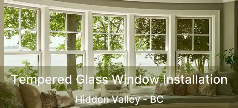  Tempered Glass Window Installation Hidden Valley - BC