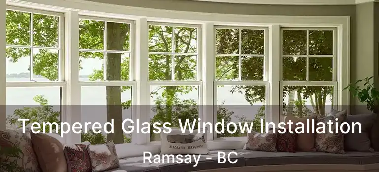 Tempered Glass Window Installation Ramsay - BC