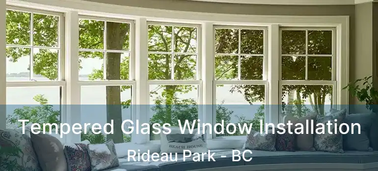  Tempered Glass Window Installation Rideau Park - BC