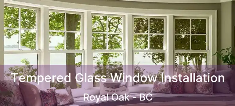  Tempered Glass Window Installation Royal Oak - BC