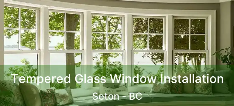  Tempered Glass Window Installation Seton - BC