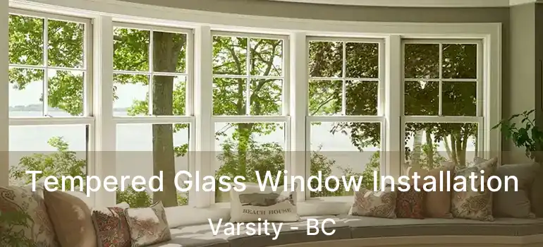  Tempered Glass Window Installation Varsity - BC