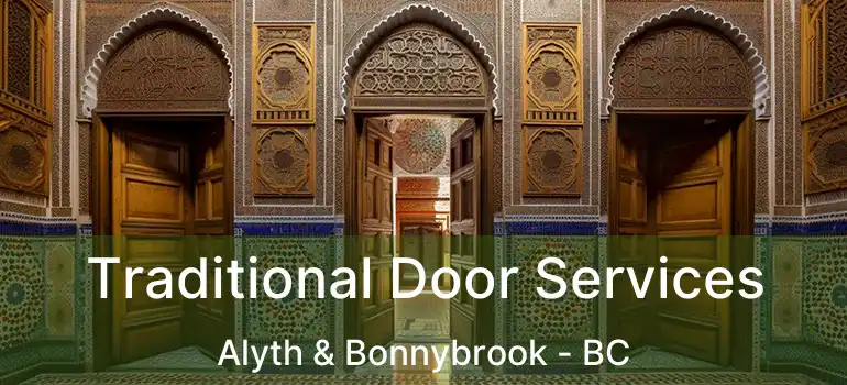  Traditional Door Services Alyth & Bonnybrook - BC