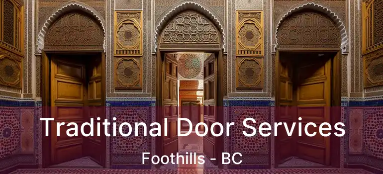  Traditional Door Services Foothills - BC