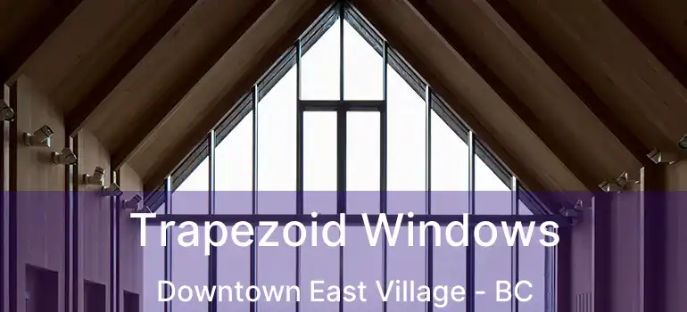  Trapezoid Windows Downtown East Village - BC