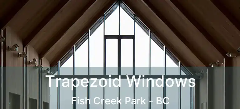 Trapezoid Windows Fish Creek Park - BC