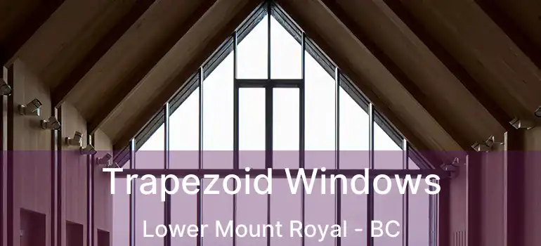  Trapezoid Windows Lower Mount Royal - BC