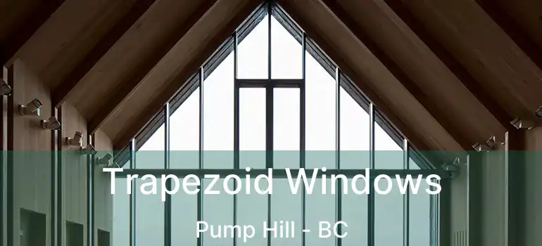  Trapezoid Windows Pump Hill - BC