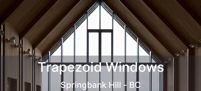  Trapezoid Windows Springbank Hill - BC