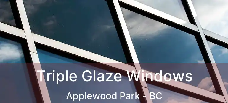  Triple Glaze Windows Applewood Park - BC