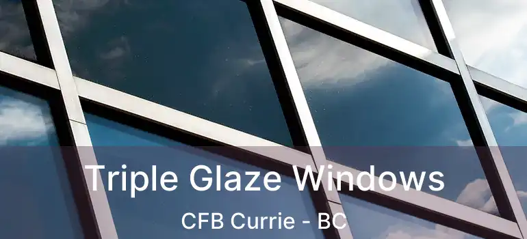  Triple Glaze Windows CFB Currie - BC