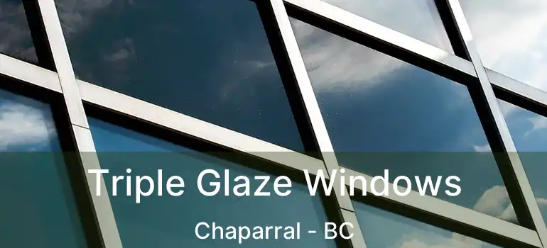  Triple Glaze Windows Chaparral - BC